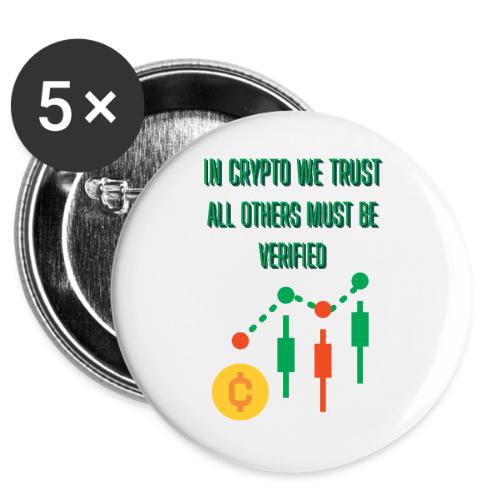 Sarcastic Bitcoin Investor T-shirt -  Buttons 3 ( 5-pack)
