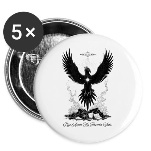 The Phoenix of Renewal T-Shirt -  Buttons 3 ( 5-pack)