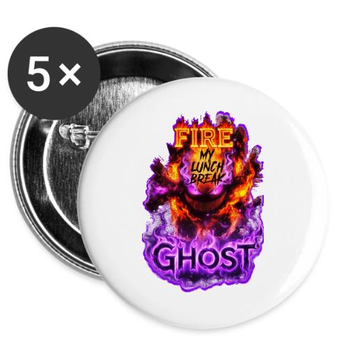 The Fire Ghost 26 -  Buttons 3 ( 5-pack)