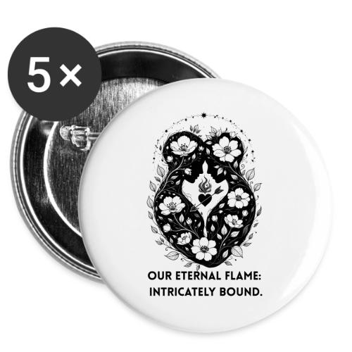 Eternal Flame of Embrace T-Shirt -  Buttons 3 ( 5-pack)