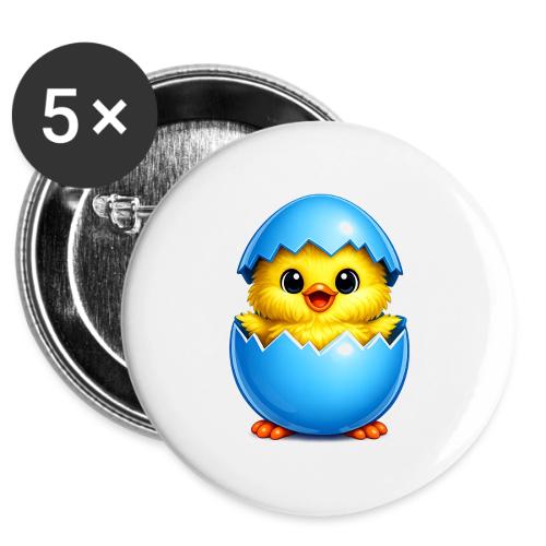 Easter Chick Blue -  Buttons 3 ( 5-pack)