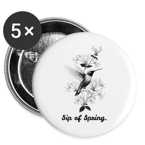 Hummingbird T-Shirt, Honeysuckle Vine -  Buttons 3 ( 5-pack)