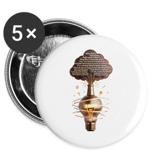 Dad Joke Generator T Shirt -  Buttons 3 ( 5-pack)