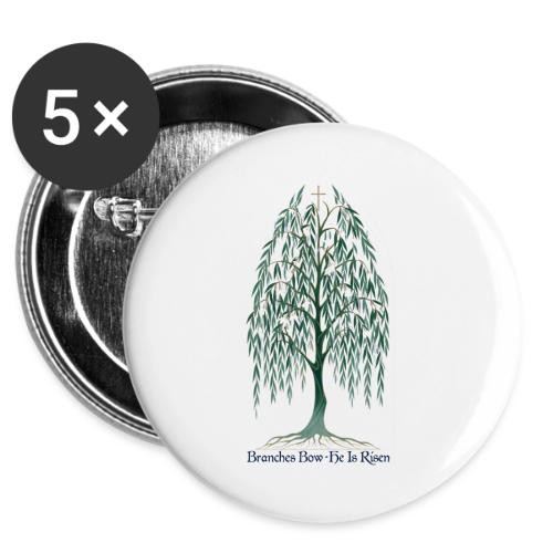 Easter Branches Bow Willow T Shirt, Easter Gift -  Buttons 3 ( 5-pack)