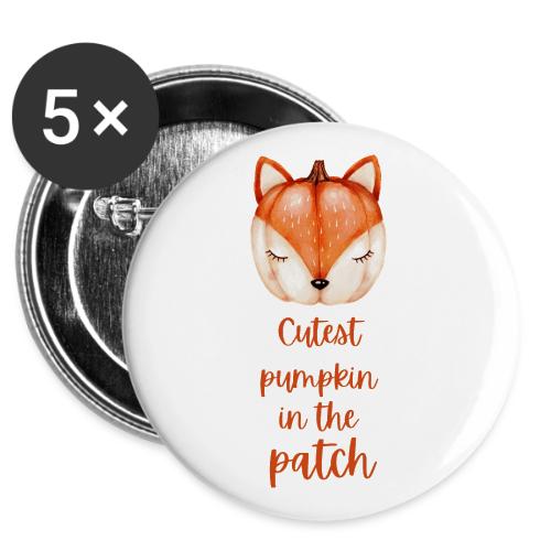 Cutest pumpkin in the patch -  Buttons 3 ( 5-pack)