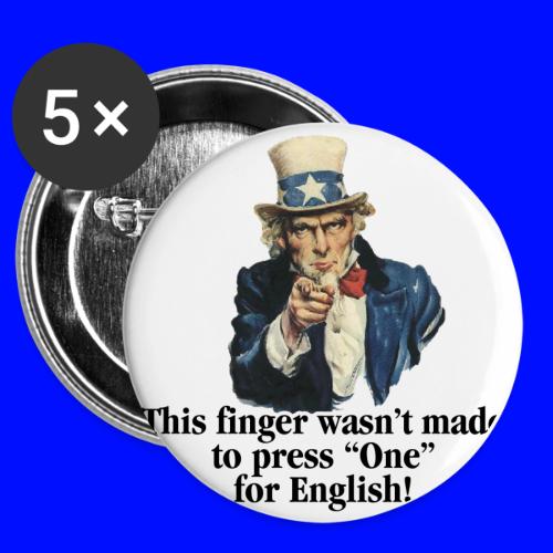 Uncle Sam - Finger -  Buttons 3 ( 5-pack)
