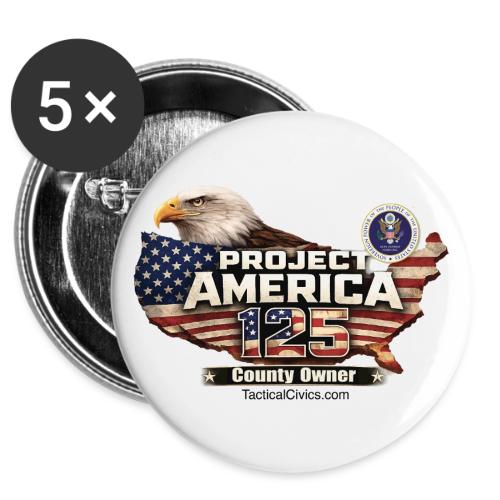 PA125 County Owner Collection -  Buttons 3 ( 5-pack)