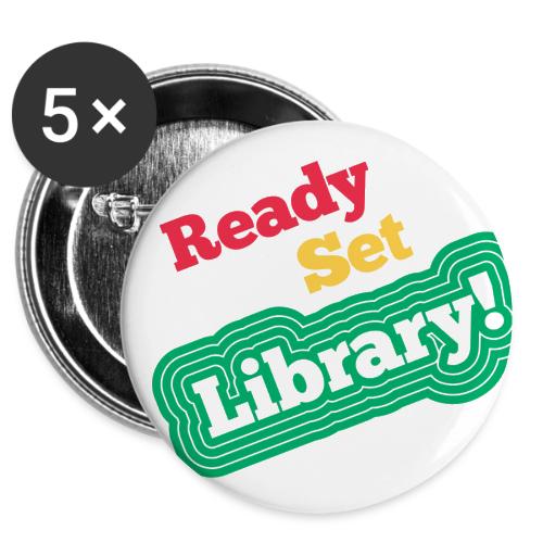 Ready Set Library! -  Buttons 3 ( 5-pack)