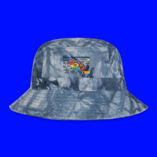 Brain of a Conservative Republican - Tie Dye Bucket Hat