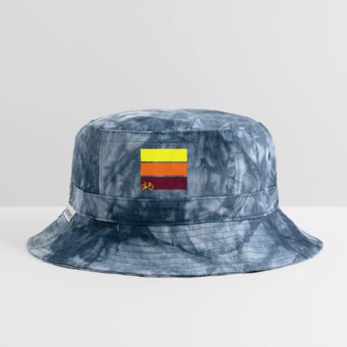 tricolor with bicycle - Tie Dye Bucket Hat