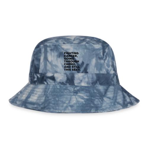 Cancer Fighter Quote - Tie Dye Bucket Hat