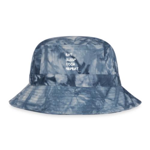 Eat Sleep Yoga Repeat - wb - TC - Tie Dye Bucket Hat