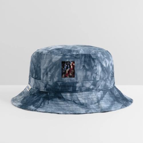 USA: Worn Stars and Stripes - Tie Dye Bucket Hat