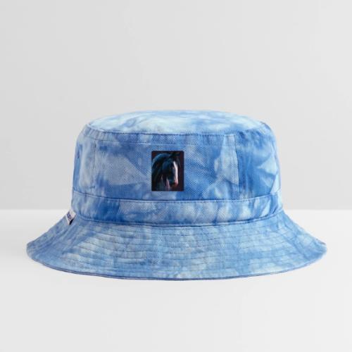 Noble Horse Cinematic Portrait Design - Tie Dye Bucket Hat