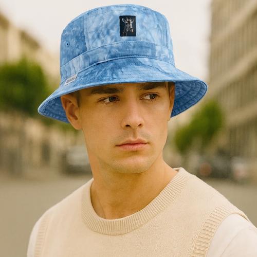 Majestic Giraffe Artistic Portrait Design - Tie Dye Bucket Hat