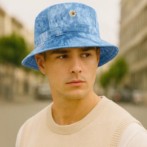 Morning Daisy Freshness - Tie Dye Bucket Hat
