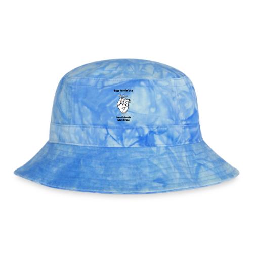 I'm Glad I Swiped Right T-Shirt | Funny Valentine - Tie Dye Bucket Hat
