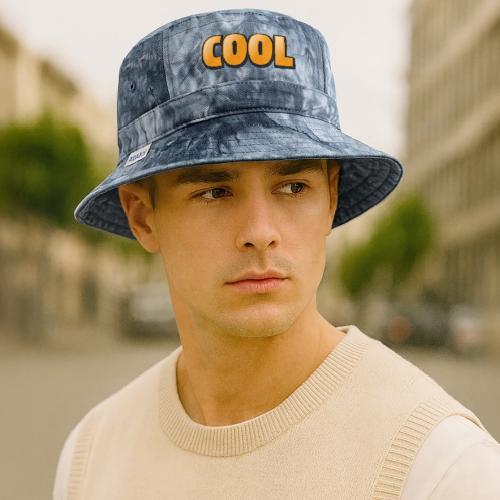Cool 3D Word Design – Bold Chill Style - Tie Dye Bucket Hat