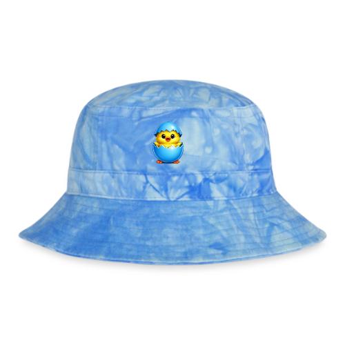 Easter Chick Blue - Tie Dye Bucket Hat