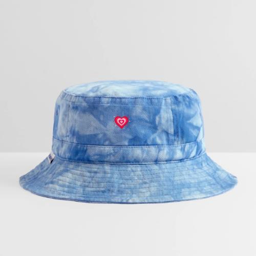 Layered Red & Pink Heart – Cute Valentine Love - Tie Dye Bucket Hat