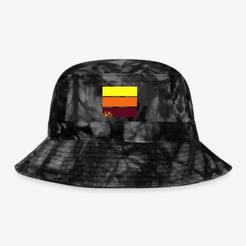 tricolor with bicycle - Tie Dye Bucket Hat