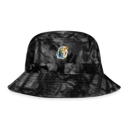 Splash-Art Lion Face - Tie Dye Bucket Hat
