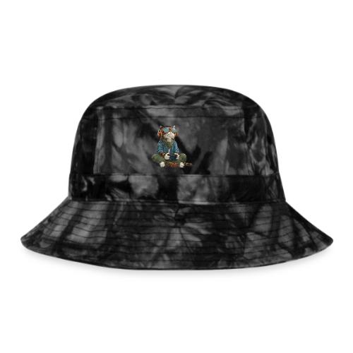 Cat: Purrfect Player - Tie Dye Bucket Hat