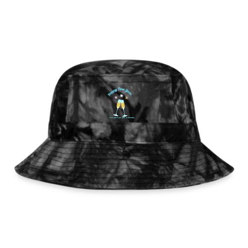 Happy New Year 2026 Prosperity Design - Tie Dye Bucket Hat