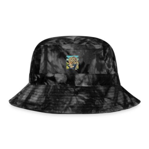 Gaming Cat Adventure: Pizza & Skates - Tie Dye Bucket Hat