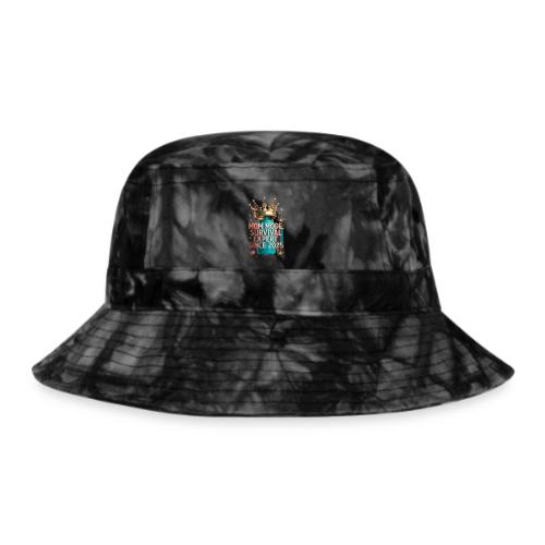 Mom Mode Survival Expert Tee - Tie Dye Bucket Hat