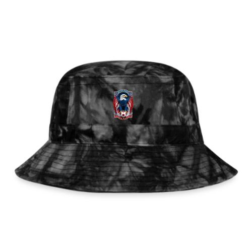 USA Eagle Emblem T Shirt, USA Soccer Pride Gift - Tie Dye Bucket Hat