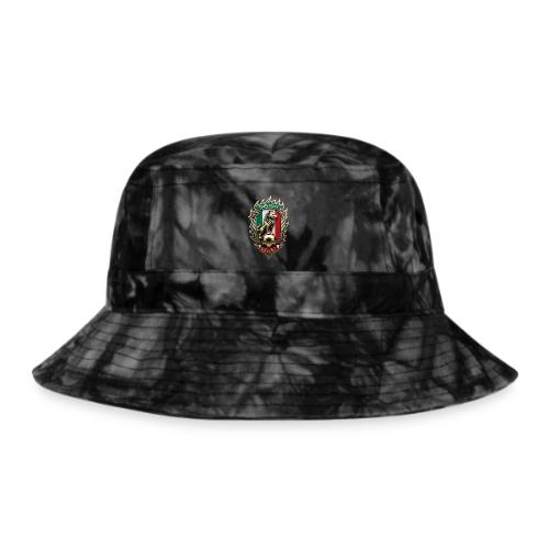 Italy Wolf Fury T-Shirt, Italian Flag Pride Gift - Tie Dye Bucket Hat