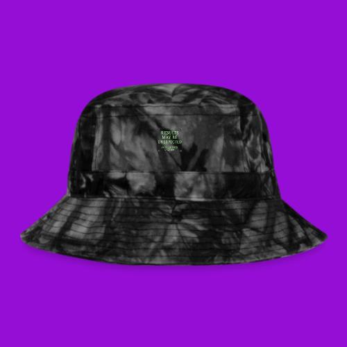 Results May Be Unexpected - Neon Green - Tie Dye Bucket Hat