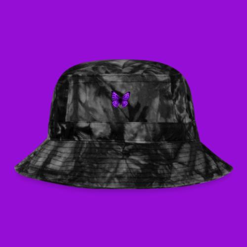 Neon Purple Butterfly - Tie Dye Bucket Hat