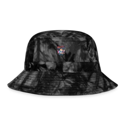 Cute Gamer Shiba Inu Level Up - Tie Dye Bucket Hat