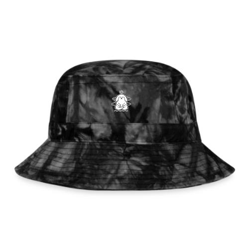 Cute Meditating Bunny Zen Yoga Animal - Tie Dye Bucket Hat