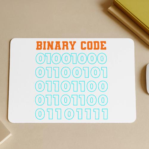 Say Hello in Binary code - Gaming Mousepad