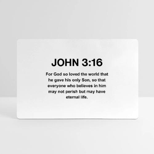 John 3:16 Christian Apparel – Bible Verse Clothing - Gaming Mousepad