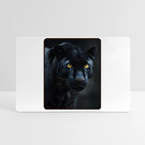 Black Panther Glowing Eyes Design - Gaming Mousepad