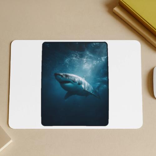 Great White Shark Ocean Design - Gaming Mousepad