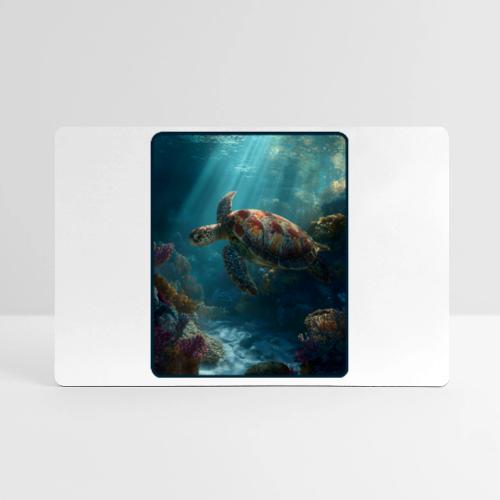 Sea Turtle Coral Reef Design - Gaming Mousepad