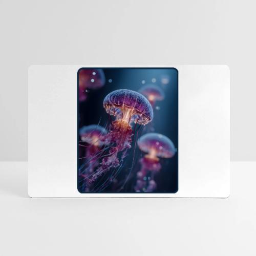 Glowing Jellyfish Deep Sea Design - Gaming Mousepad