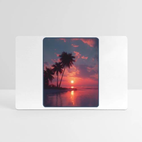 Tropical Sunset Ocean Reflection Design - Gaming Mousepad
