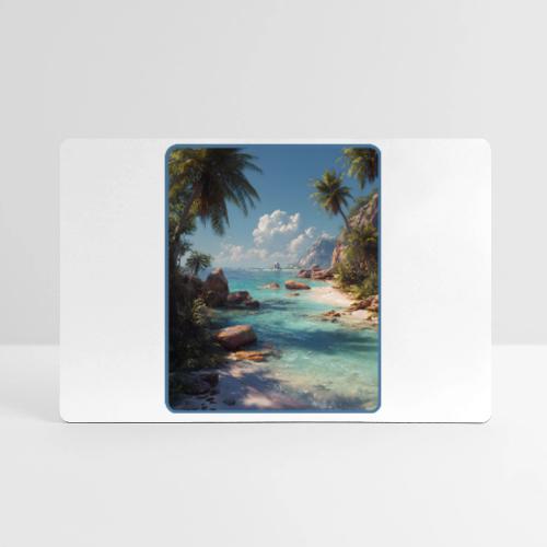 Tropical Island Paradise Ocean Design - Gaming Mousepad