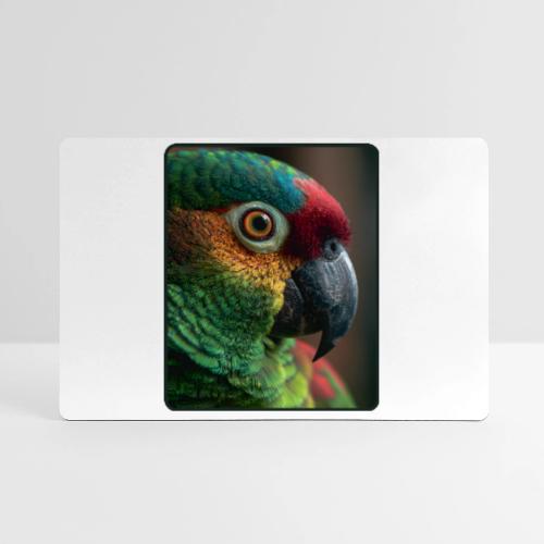 Colorful Parrot Close-Up Design - Gaming Mousepad