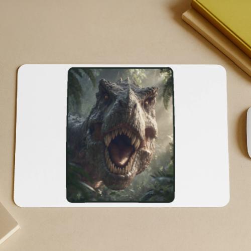 T Rex Jungle Roar Design - Gaming Mousepad
