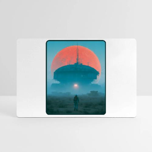 Astronaut Alien Outpost Design - Gaming Mousepad