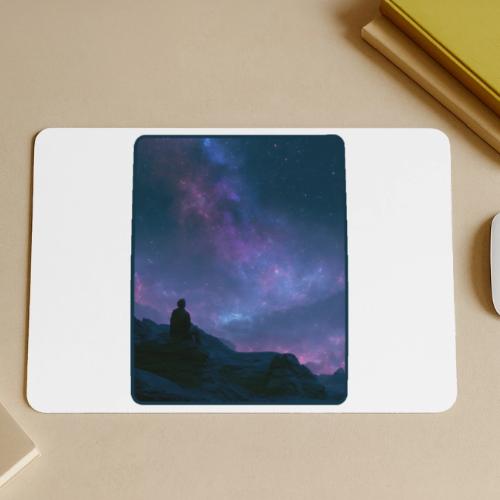Stargazer Nebula Night Sky Art - Gaming Mousepad