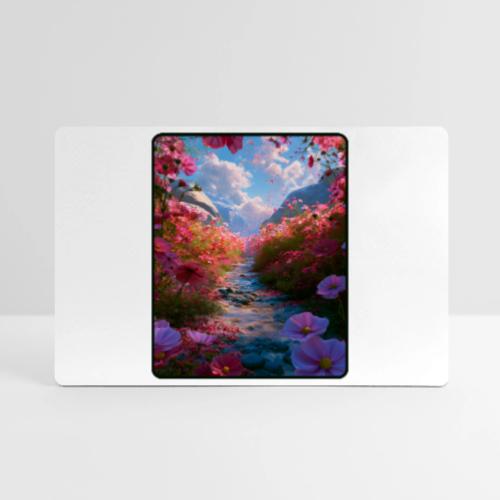 Dreamy Cosmos Valley Landscape Art - Gaming Mousepad