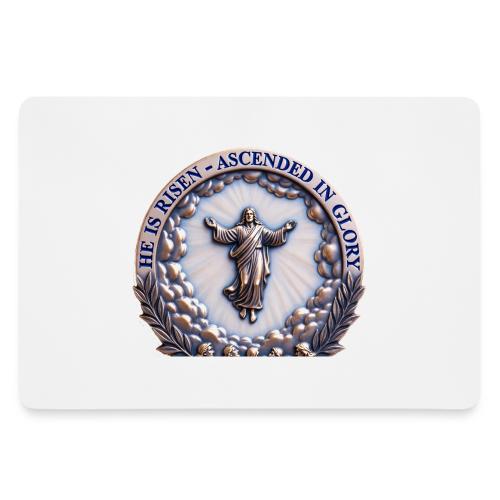 He Is Risen Ascended In Glory T Shirt, Gift - Gaming Mousepad